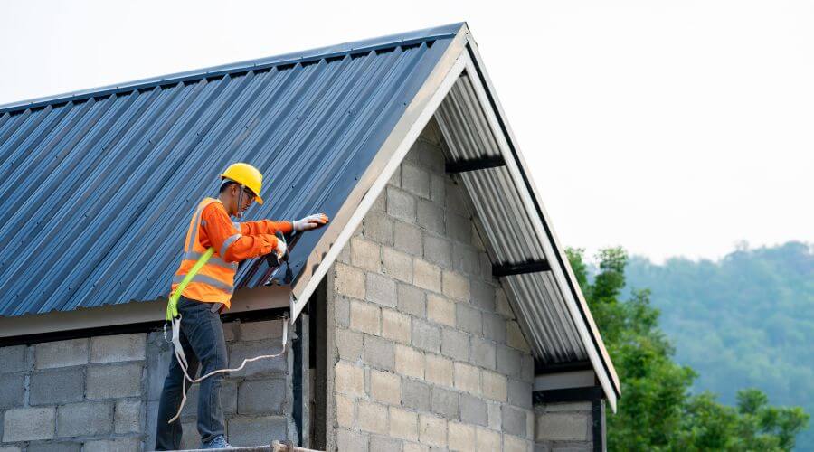 Professional metal roof installation in Sterling, MI